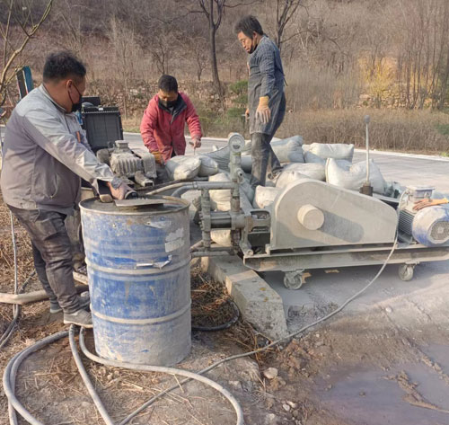 凤山路面下沉注浆